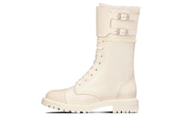 DIOR D-Trap Crew Mid-Calf Boots Women's Beige