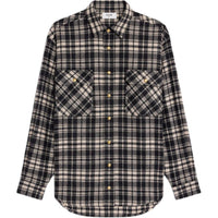 CELINE Overshirt In Checked Cashmere