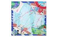 DIOR Silk Scarves Women's Blue