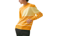 HERMES Cashmere Sweaters Men Yellow