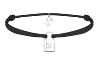 LOUIS VUITTON LOCKIT Bracelets Men Silver Black