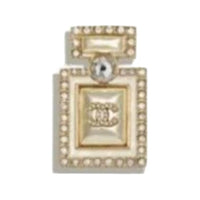 CHANEL Set With Crystals Brooches Women's Gold