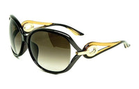 DIOR Plastic Irregular Shape Sunglasses Unisex Green
