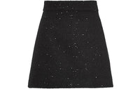 MIU MIU FW21 Casual Short Skirts Women's Black