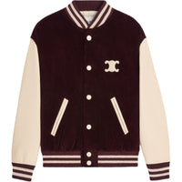 CELINE Loose Teddy Jacket In Triomphe Corduroy
