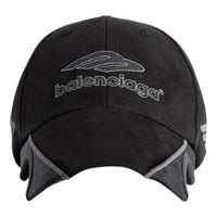 Balenciaga 3B Football Cap 'Black Grey' 857722410B21000