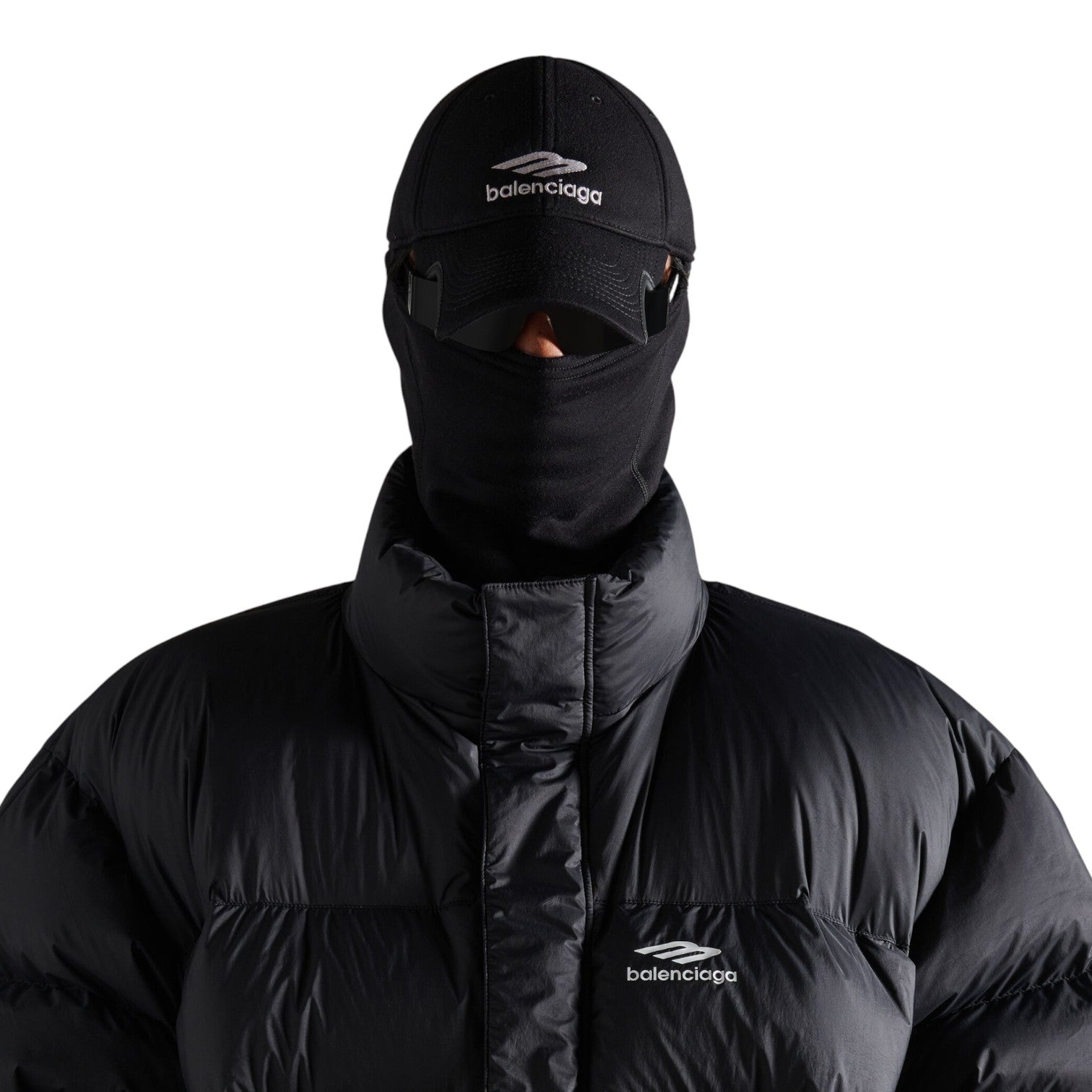 Balenciaga Neck Warmer Cap 'Black' 8580574G0B61000