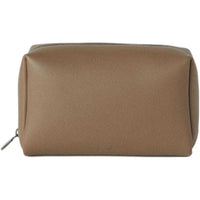 Loro Piana Cow Leather Storage Bag Men's Dark Coffee Brown