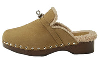 HERMES Carlotta Stylish Sandals Women's Brown