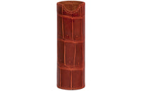 CELINE Crocodile Leather Storage Bag Women's Maple Leaf Red