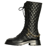 CHANEL Ankle Boots Women's Black