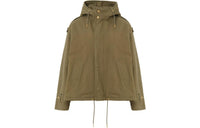 CELINE Cropped Coat Women's Army Green