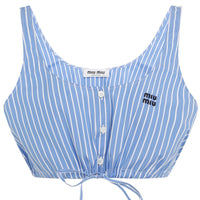 MIU MIU Tank Top Women's Light Blue