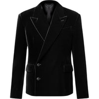 LOUIS VUITTON Double-Breasted VeLVet Jacket