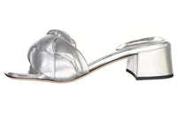 MIU MIU Slide Slippers Women's Silver