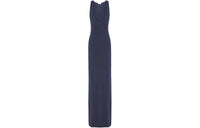 SAINT LAURENT Sleeveless Dress Women's Marine Blue