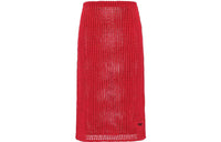 PRADA SS23 Casual Long Skirts Women's Red