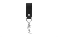 SAINT LAURENT Monogram Logo Plaque Key Ring