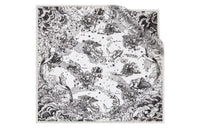 DIOR Silk Scarves Women's Black