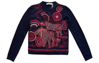 DIOR Cashmere Sweater Women's Navy Blue