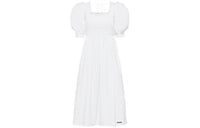 MIU MIU SS22 Short Sleeved Dress Women's White