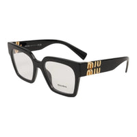 MIU MIU Plastic Square Eyeglass Frames Women's Black