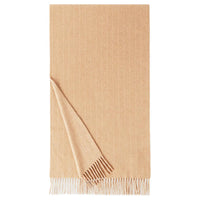 Loro Piana Cashmere Knit Scarves Men's Warm Sand