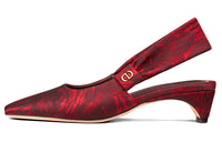 DIOR Mizza High Heels Women's Red