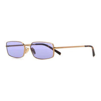 PRADA Metal Square Sunglasses Women's Gold