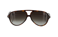 CELINE Acetate Aviator Sunglasses Women's Tortoiseshell