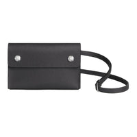 HERMES Epsom Leather Wallet, Shoulder Bag, Crossbody Bag Men's 85 Ardoise Slate Gray