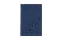 PRADA Saffiano Leather Card Holder Men's Dark Purple Blue