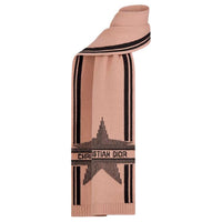 DIOR Wool, Cashmere, Nylon Knit Scarves Women's Pink