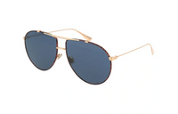 DIOR Aviator Style Metal Sunglasses