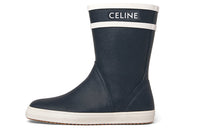 CELINE Ankle Boots Women's Marine Blue