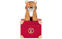 LOUIS VUITTON Wooden Leather, Cow Leather Suitcase Hard Case Unisex
