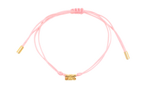 CELINE Brass Polyester Bracelets Women's Pink