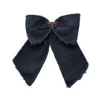 PRADA Fabric Hair Clips Women's Blue
