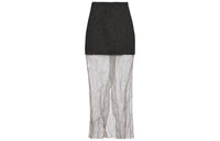 PRADA Casual Long Skirts Women's Black