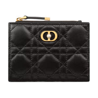 DIOR Jolie Lambskin Wallet Women's Black