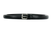 MIU MIU Leather Belts Unisex Black