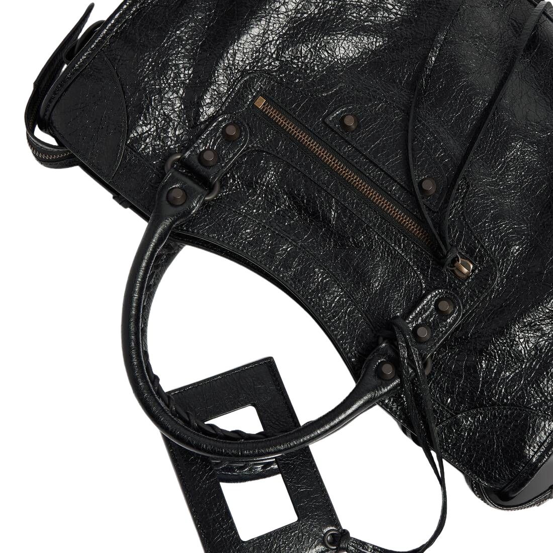 (WMNS) Balenciaga Le City Bag Medium 'Black' 8657602ACFH1000