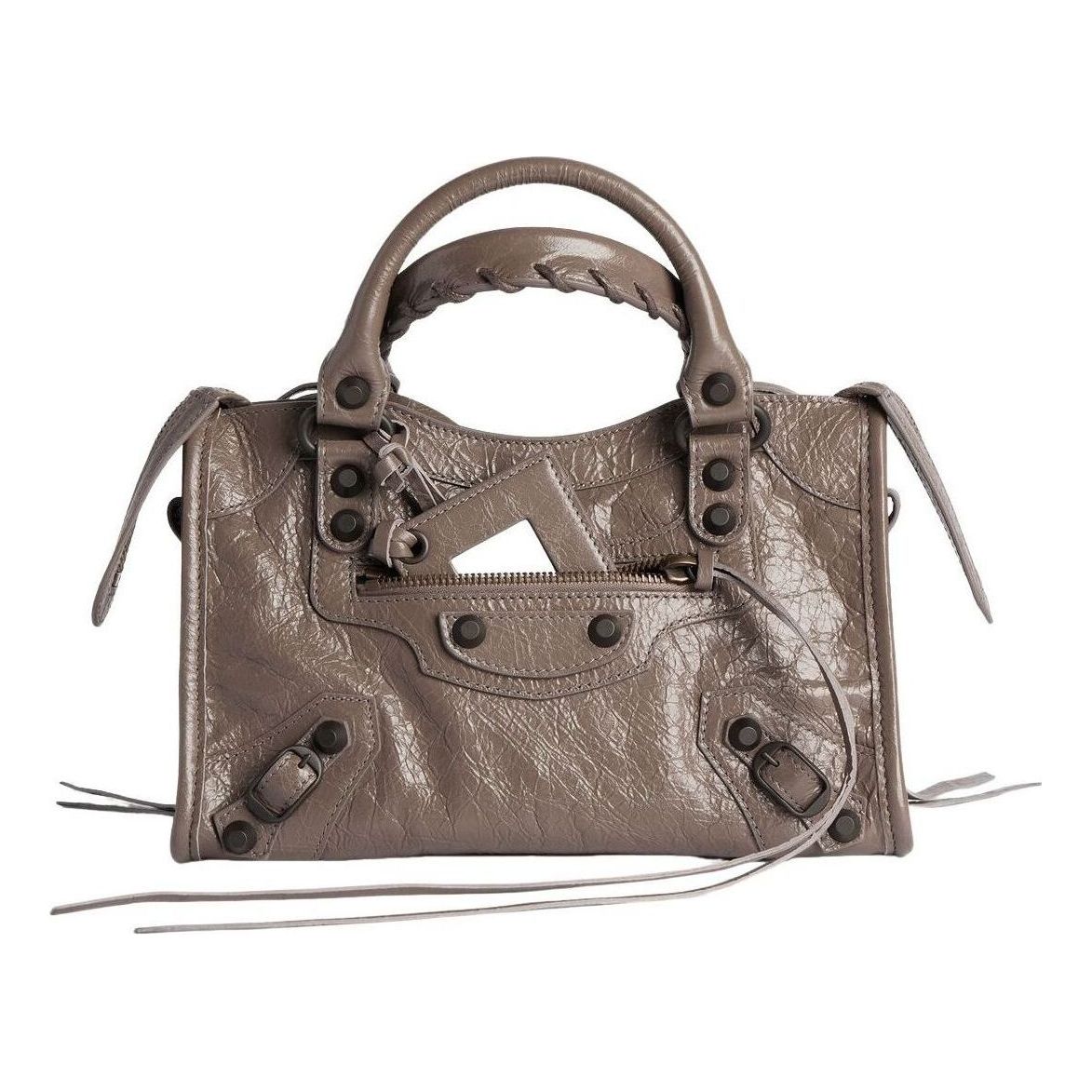 (WMNS) Balenciaga Le City Bag Mini 'Dark Noix' 8657632ACFH5848