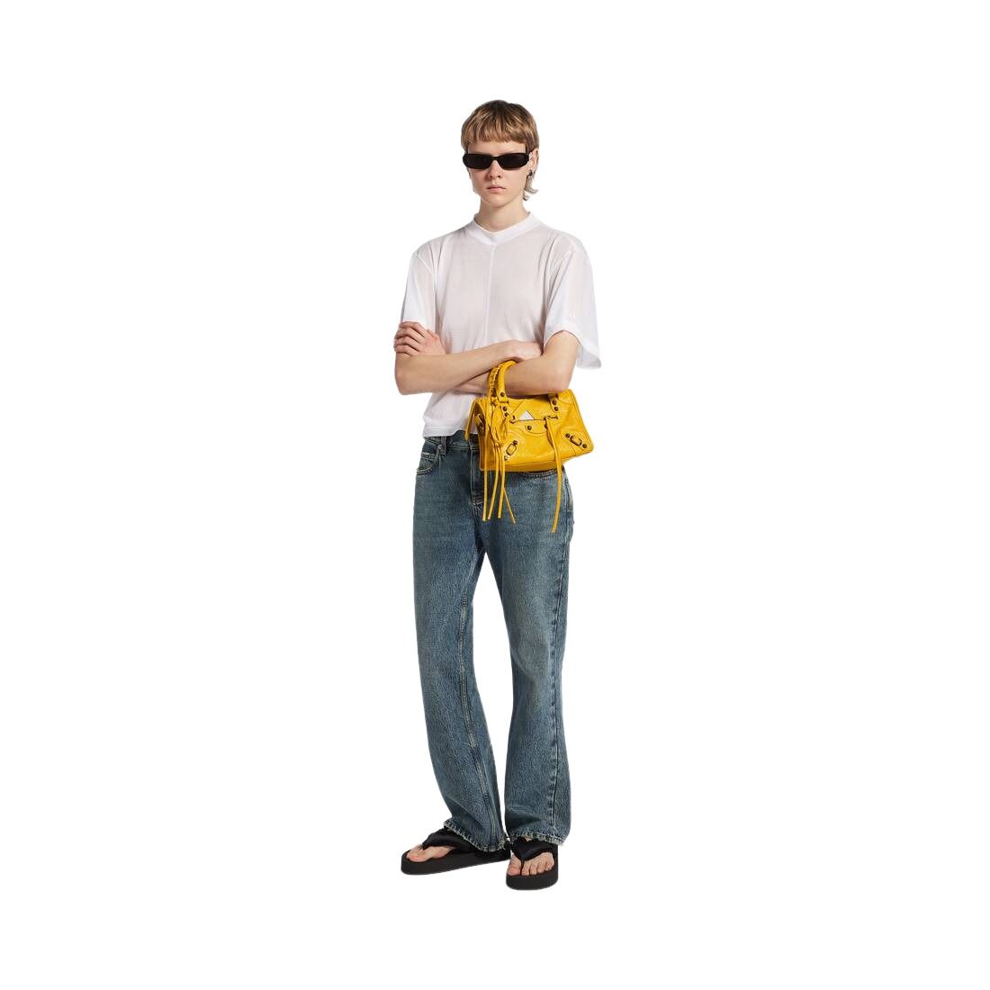 (WMNS) Balenciaga Le City Bag Mini 'Marge Yellow' 8657632ACFH7014