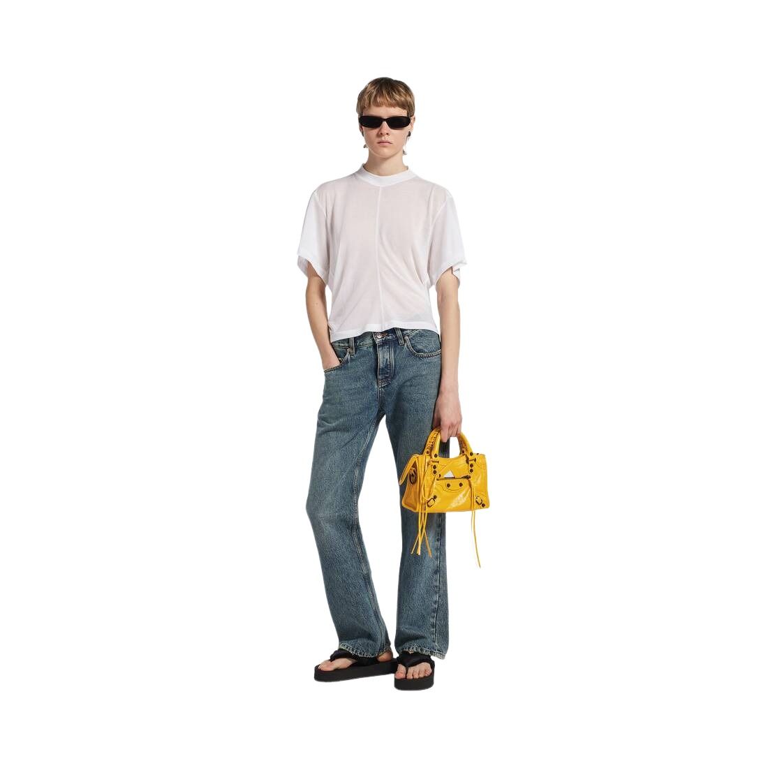 (WMNS) Balenciaga Le City Bag Mini 'Marge Yellow' 8657632ACFH7014