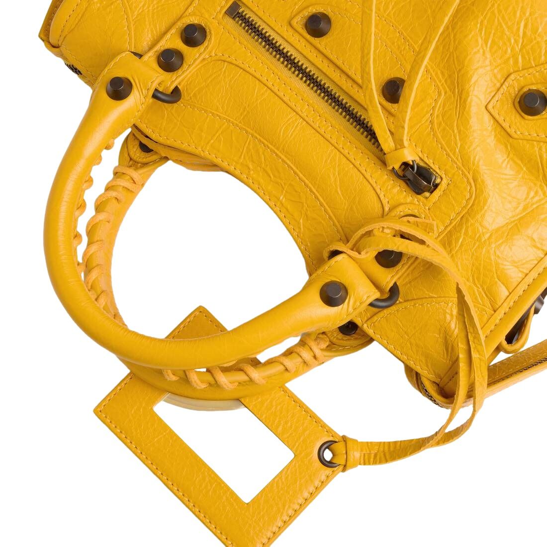 (WMNS) Balenciaga Le City Bag Mini 'Marge Yellow' 8657632ACFH7014