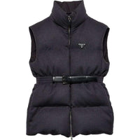 PRADA Belted Down padded Gilet