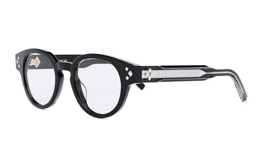DIOR - Oval Eyeglass Frames Men's Black