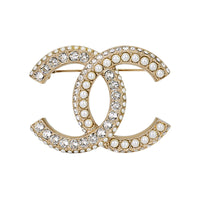CHANEL Alloy Brooches Women's Gold