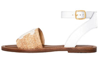 CELINE Strap Sandals Women's Ecru